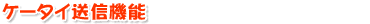 �P�[�^�C���M�@�\